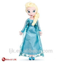 custom promotional lovely elsa plush doll